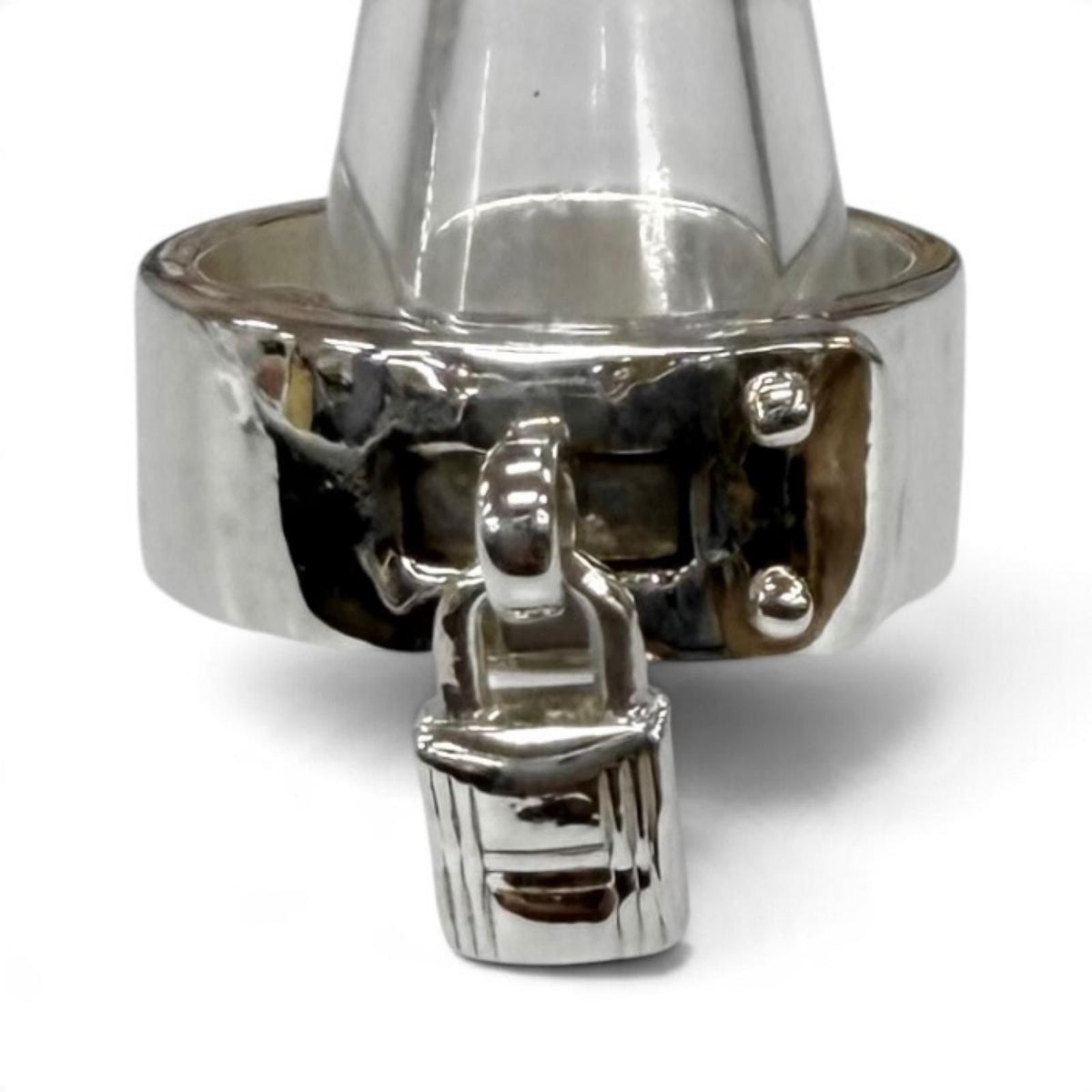 Hermes Kelly Ring Silver