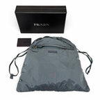 Prada Packable Re-Nylon Pouch Drawstring Blue Gray — view 2