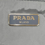 Prada Packable Re-Nylon Pouch Drawstring Blue Gray — view 8