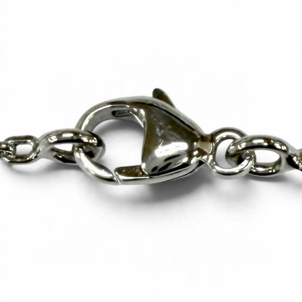 Louis Vuitton Pendant Silver Lockit 925 LV Logo Necklace — view 6