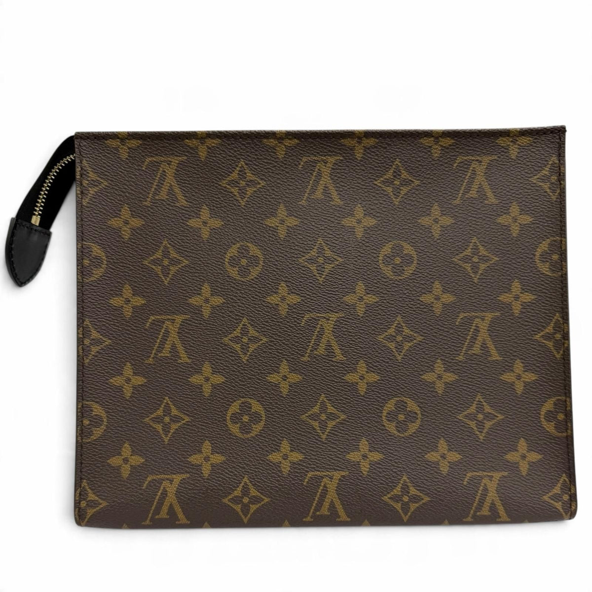 Louis Vuitton Poche Toilette NM Monogram Lambskin Clutch Brown — view 2