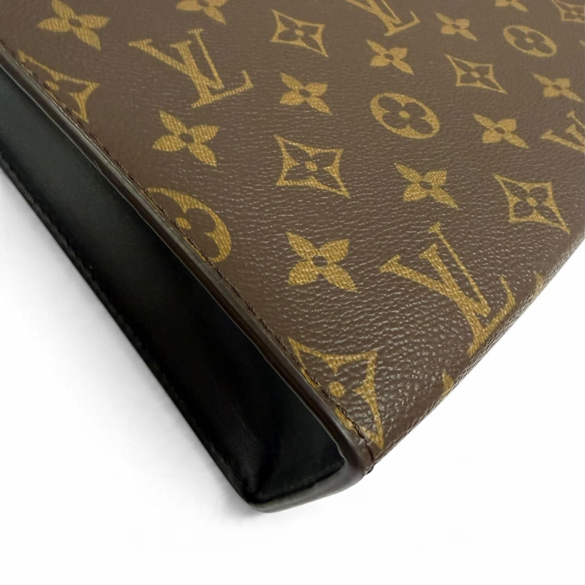 Louis Vuitton Poche Toilette NM Monogram Lambskin Clutch Brown — view 5