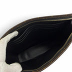Louis Vuitton Poche Toilette NM Monogram Lambskin Clutch Brown — view 6