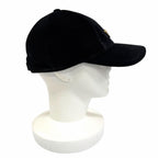 Prada Velvet Baseball Cap Black Hat — view 4