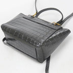 Celine 2-Way Belt Bag Nano Embossed Calfskin — view 2