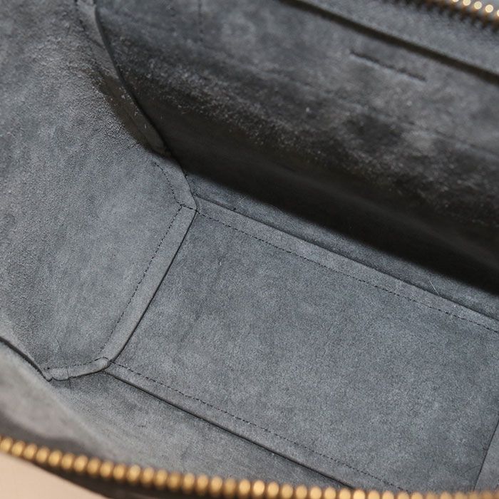 Celine 2-Way Belt Bag Nano Embossed Calfskin — view 4