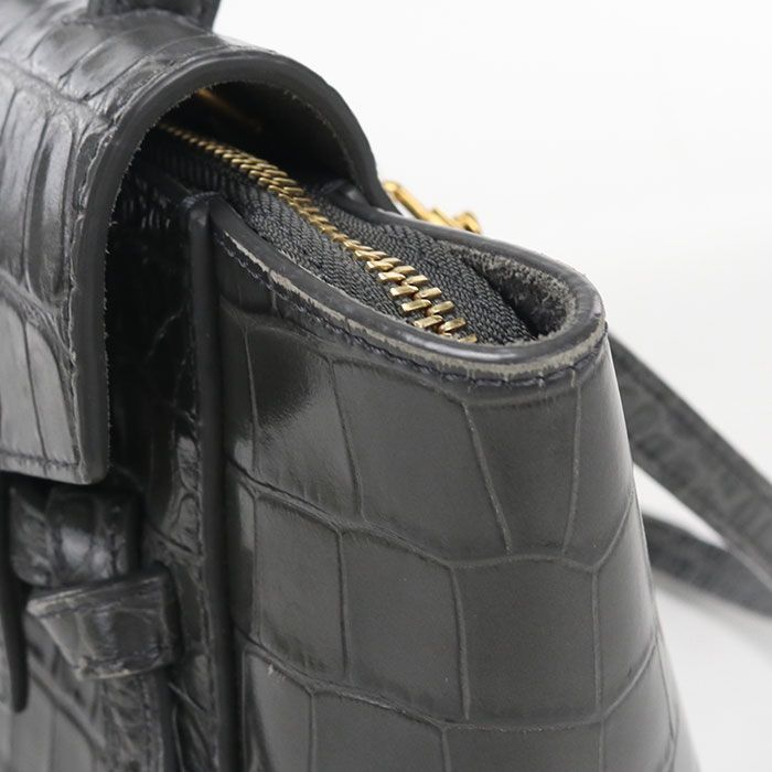 Celine 2-Way Belt Bag Nano Embossed Calfskin — view 5