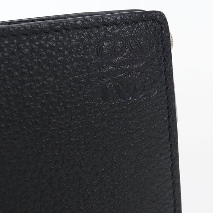 Loewe Slim Compact Wallet Anagram Bifold Soft Grain Calfskin — view 6