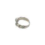 Hermes Vintage Torsade Ring 925 Sterling Silver — view 4