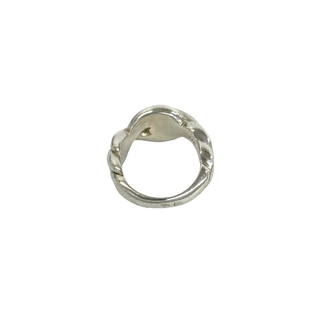 Hermes Vintage Torsade Ring 925 Sterling Silver — view 6