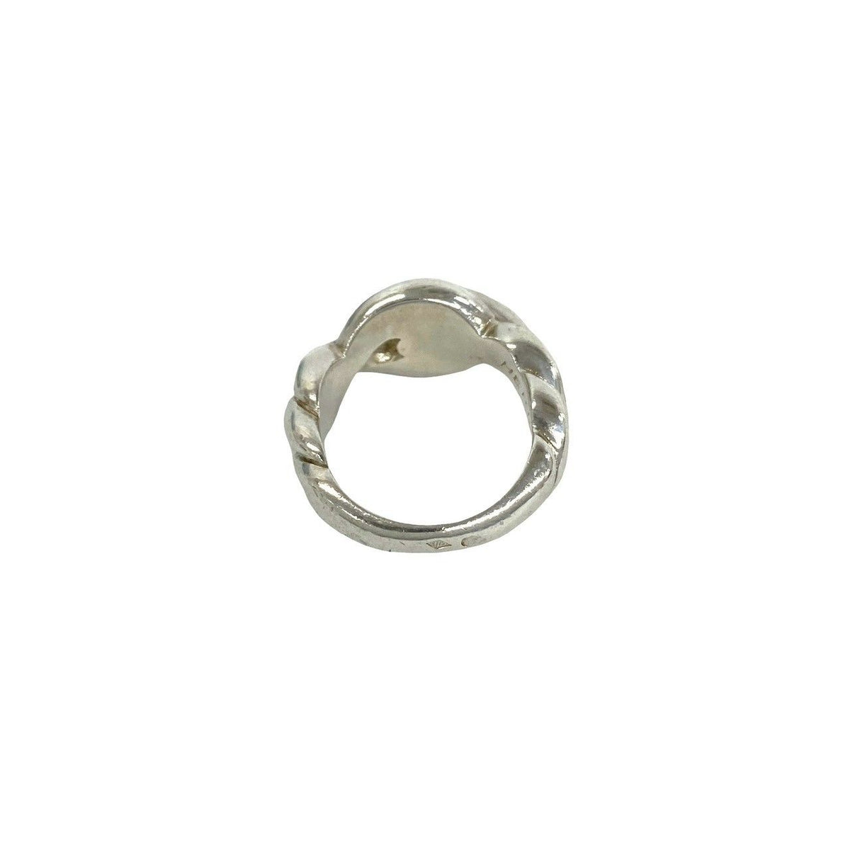 Hermes Vintage Torsade Ring 925 Sterling Silver — view 6