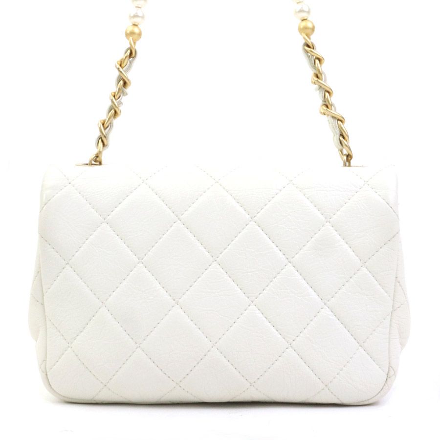 Chanel Shoulder Bag Cream — view 3