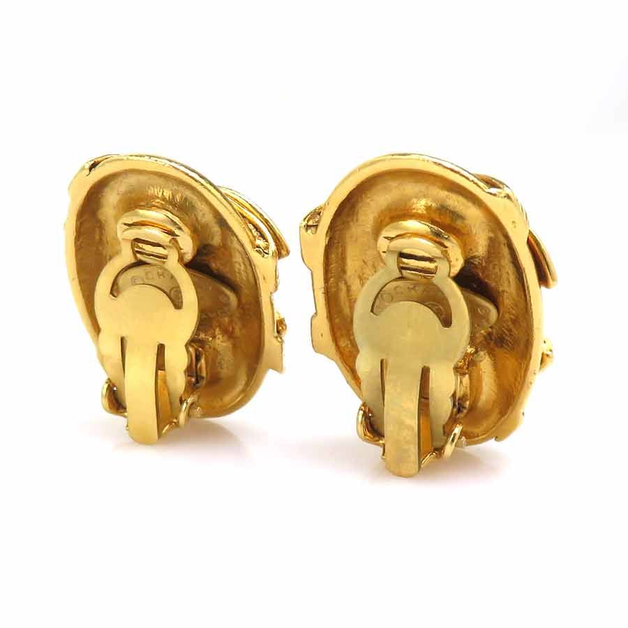 Chanel Earrings CC Logo — view 3