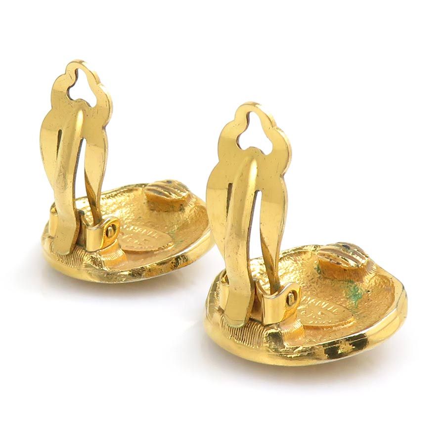 Chanel Earrings Gold — view 6