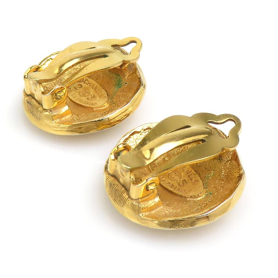 Chanel Earrings Gold — view 4