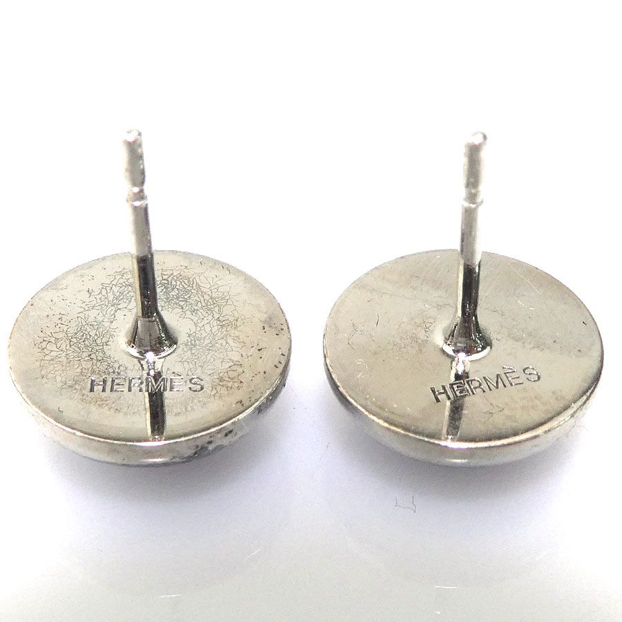Hermes Earrings Eclipse Silver — view 5