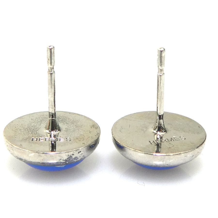 Hermes Earrings Eclipse Silver — view 6