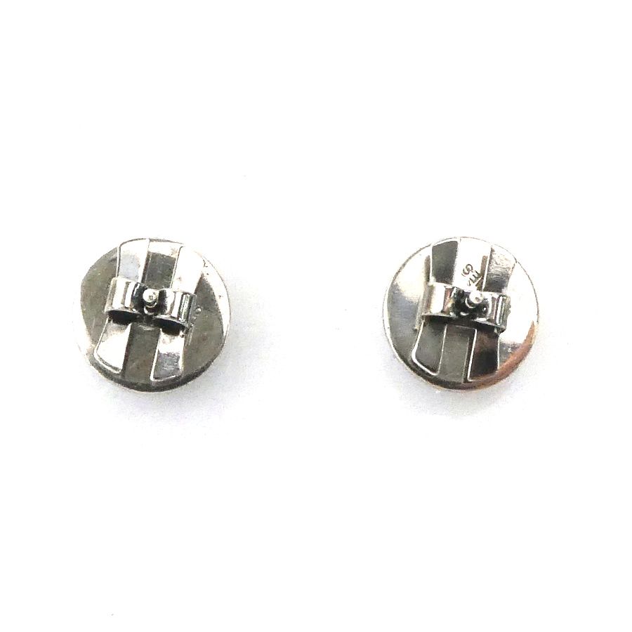Hermes Earrings Eclipse Silver — view 4
