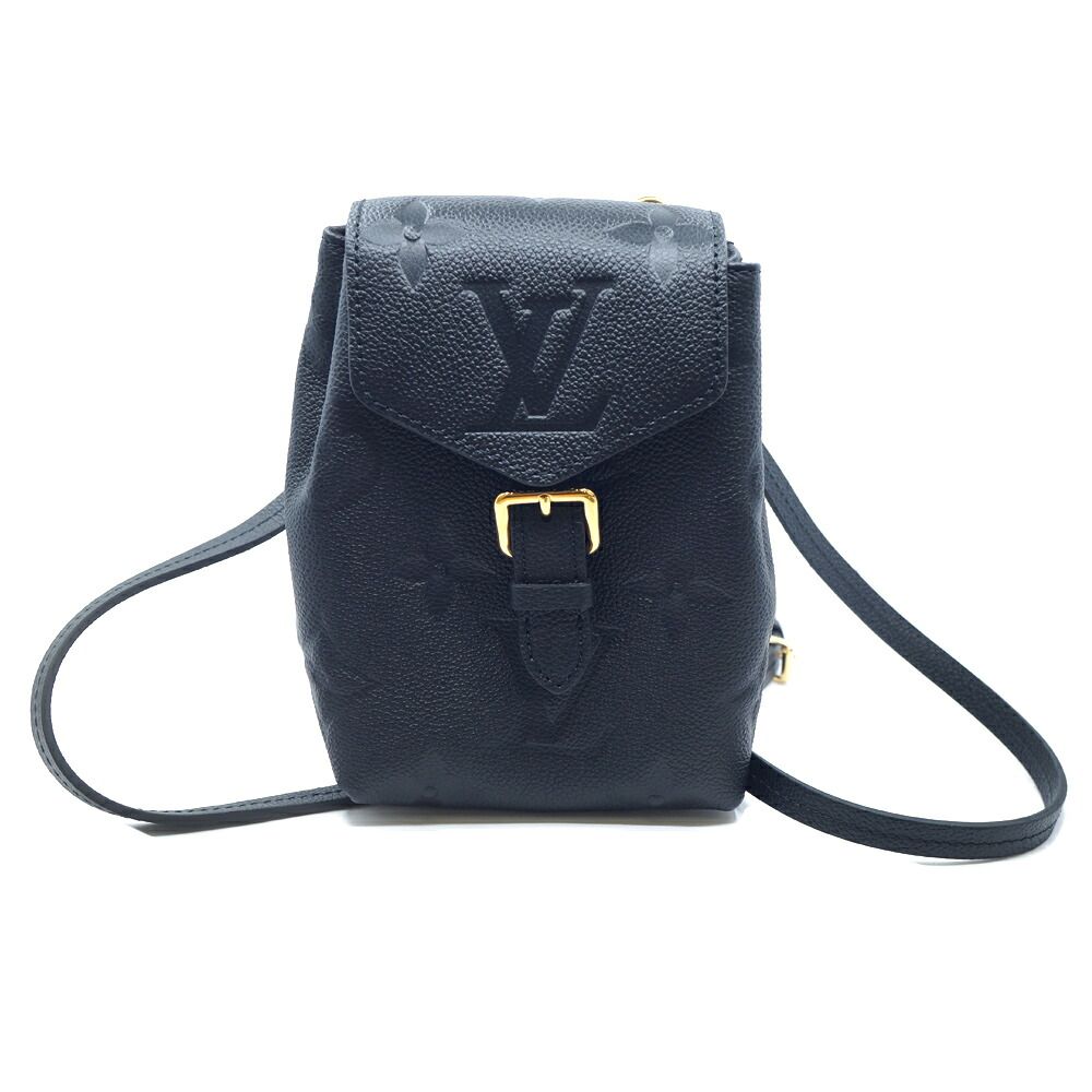 Louis Vuitton Monogram Empreinte Tiny Backpack Black Gold Bags
