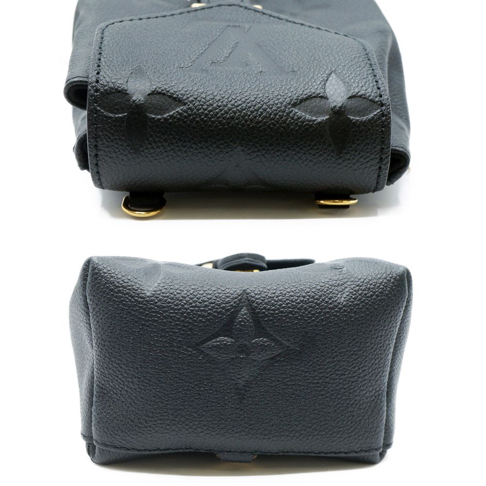 Louis Vuitton Monogram Empreinte Tiny Backpack Black Gold Bags — view 4