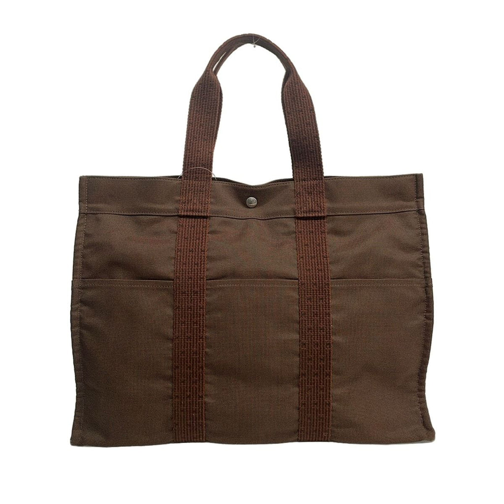 Hermes Tote Bag Herline GM Brown Previous Model — view 3