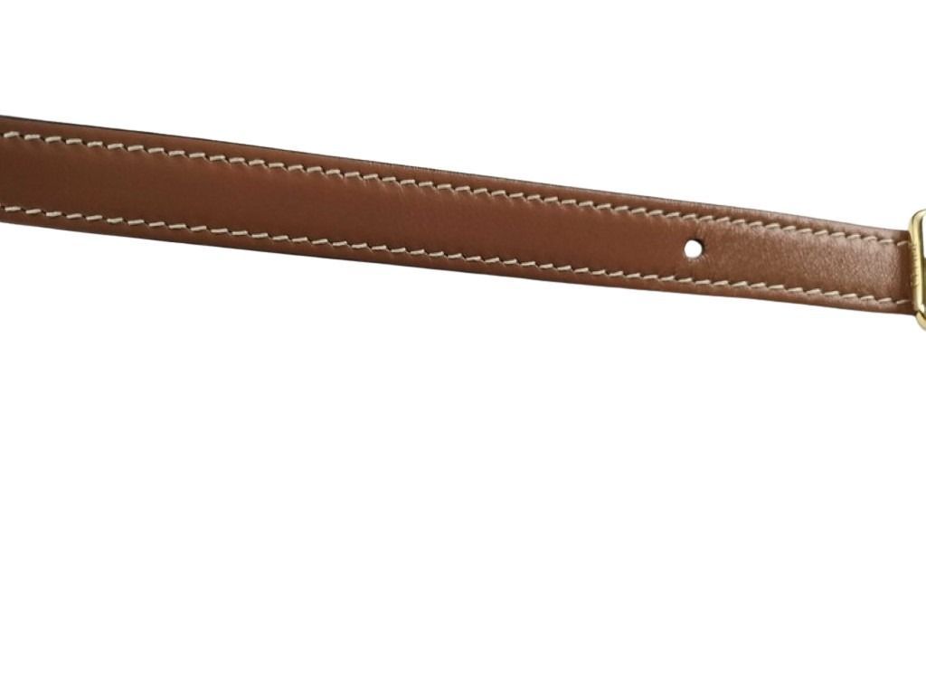 Celine Shoulder Bag Claude Triomphe Brown Black Leather Gold — view 6