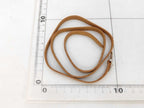 Hermes Bracelet Brown Leather Long Silver — view 6