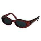 Gucci Sunglasses GG S Clear Black Bordeaux Silver Eyewear