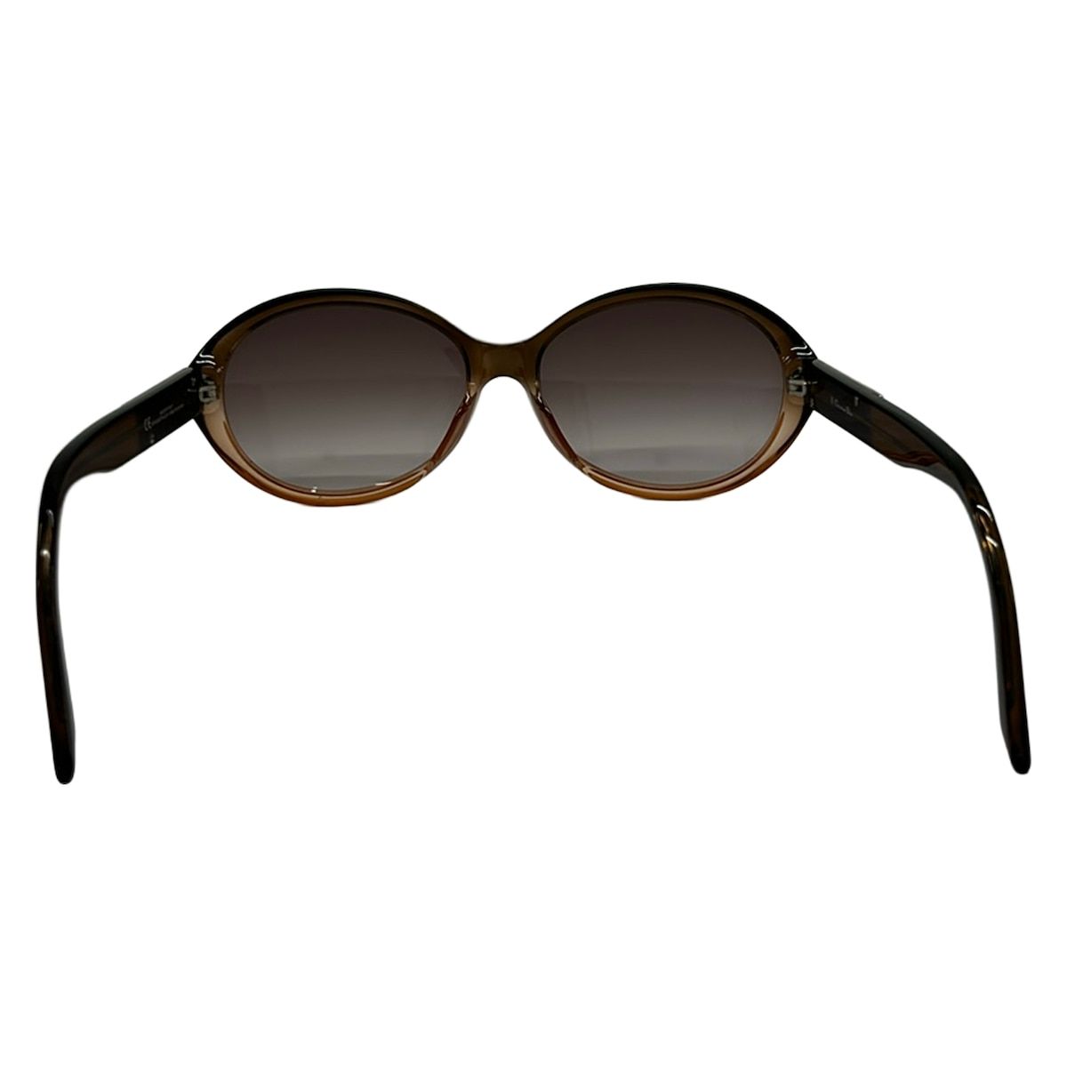 Dior Sunglasses Sunstrass Clear Brown Dark Silver Rhinestone Eyewear — view 3