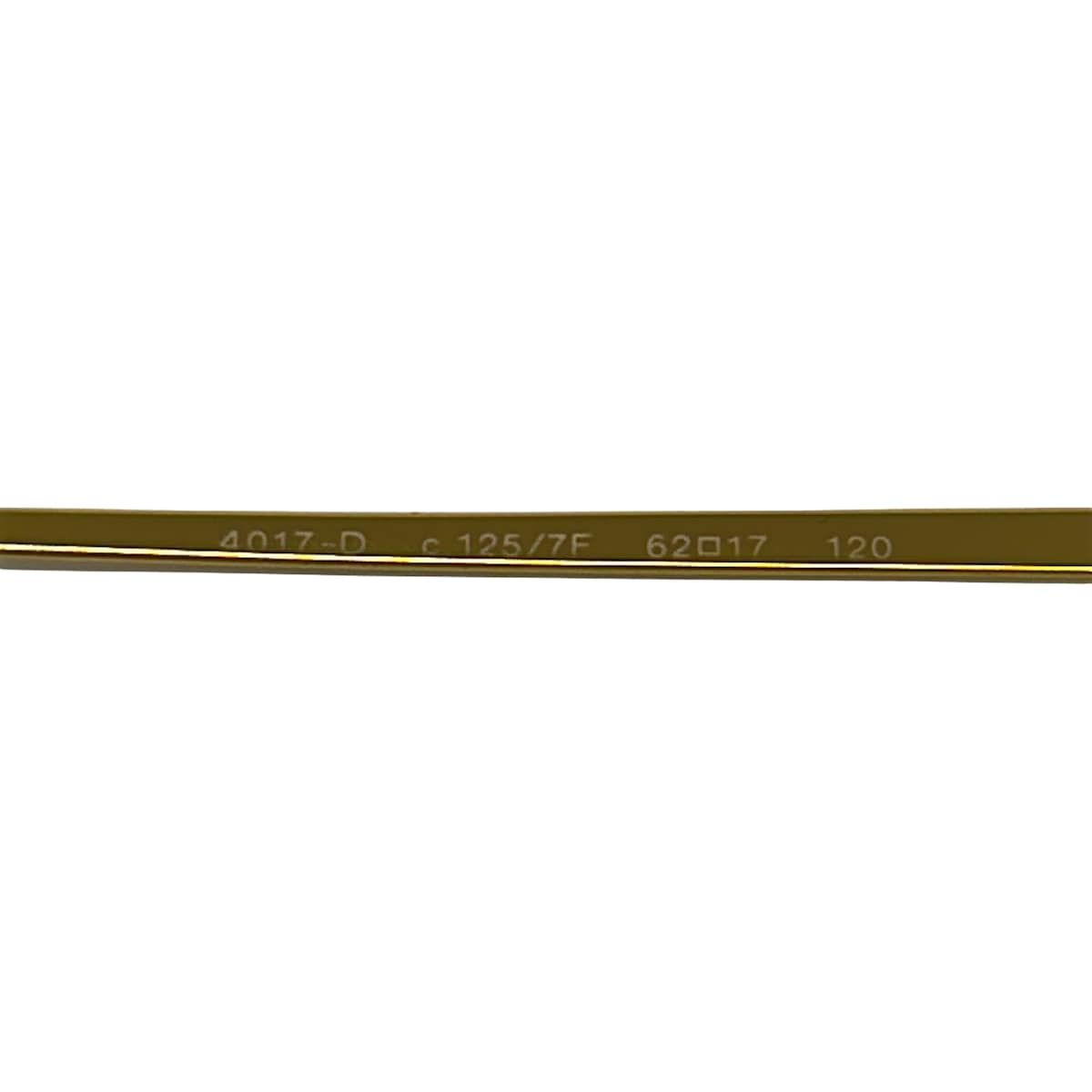 Chanel Sunglasses Light Brown Gold CC Logo Rhinestone Eyewear — view 5