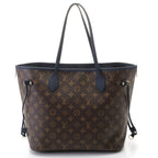Louis Vuitton Neverfull Inside Out MM Monogram Marine Tote Bag