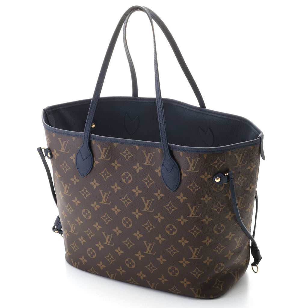 Louis Vuitton Neverfull Inside Out MM Monogram Marine Tote Bag — view 2