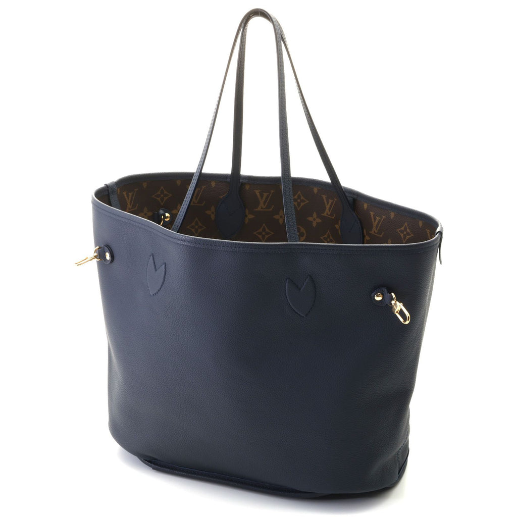 Louis Vuitton Neverfull Inside Out MM Monogram Marine Tote Bag — view 8