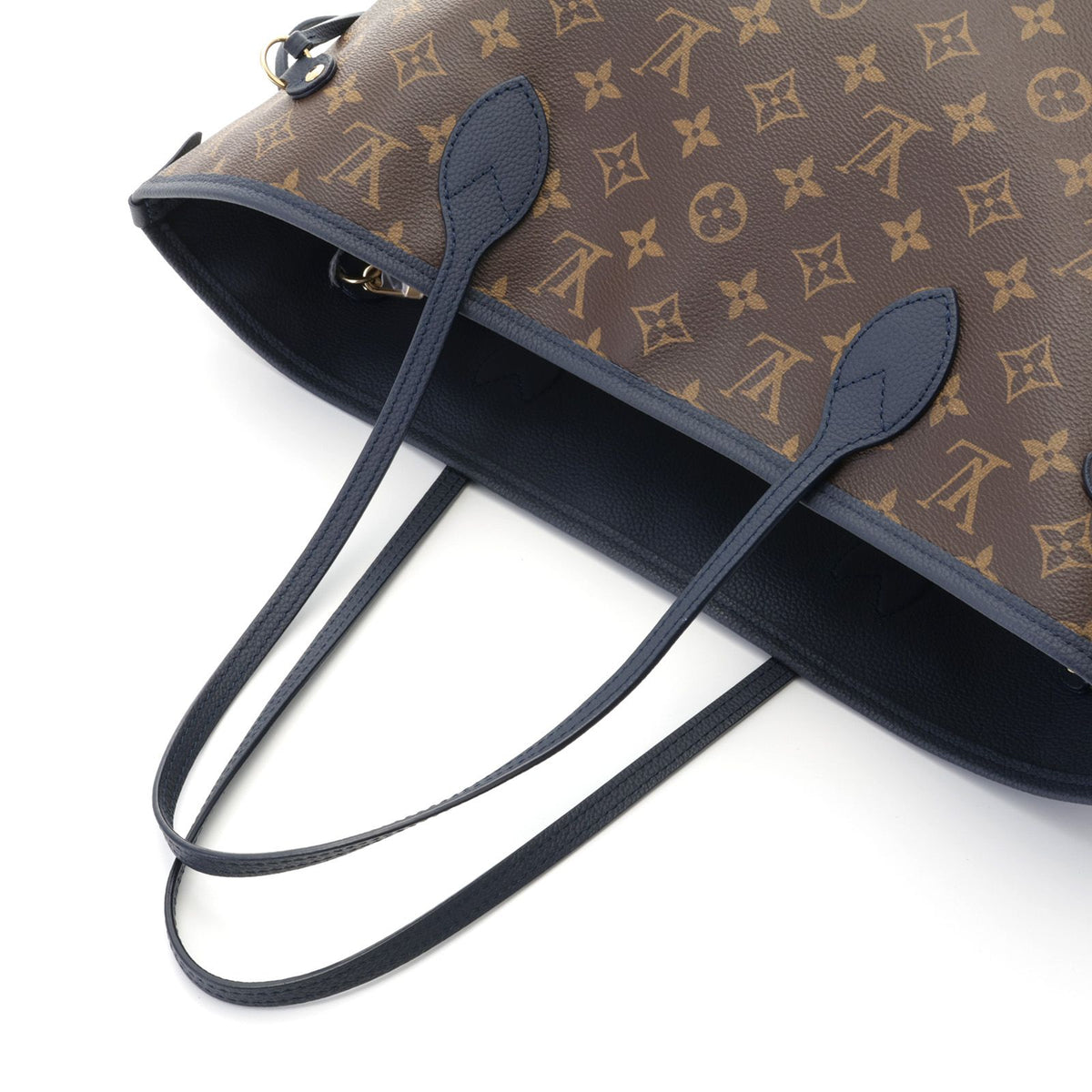 Louis Vuitton Neverfull Inside Out MM Monogram Marine Tote Bag — view 4