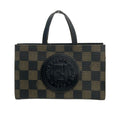 Fendi Handbag Pecan Black Beige Leather