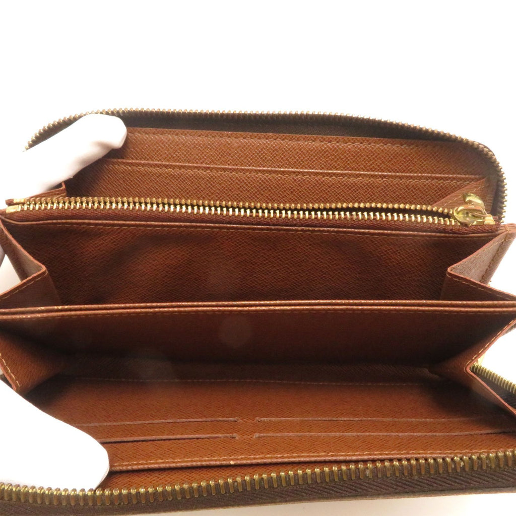 Louis Vuitton Zippy Wallet Monogram Long Canvas Brown — view 6