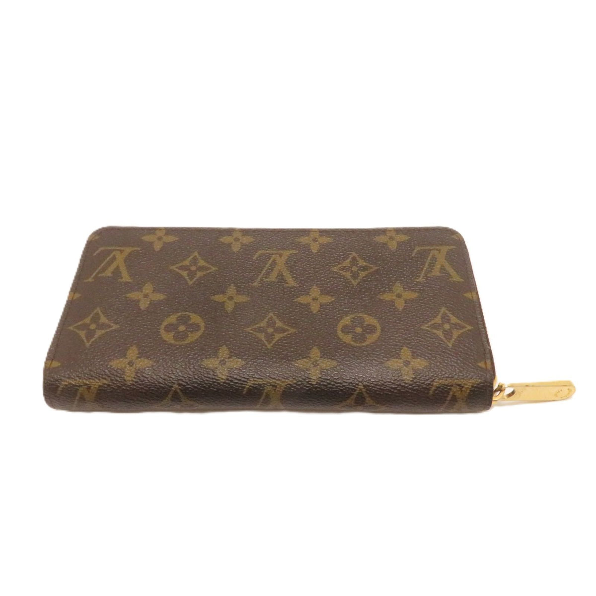 Louis Vuitton Zippy Wallet Monogram Long Canvas Brown — view 2