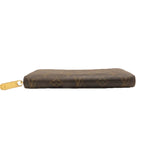 Louis Vuitton Zippy Wallet Monogram Long Canvas Brown — view 3
