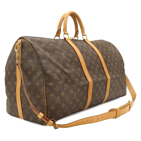Louis Vuitton Boston Bag Keepall Bandouliere 55 Monogram Canvas Gold — view 2