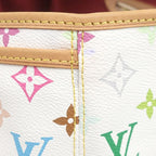 Louis Vuitton Shoulder Bag Annie GM Monogram Multicolor Blanc Gold Chain — view 8