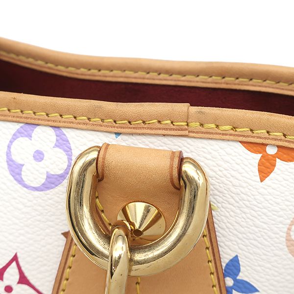 Louis Vuitton Shoulder Bag Annie GM Monogram Multicolor Blanc Gold Chain — view 7