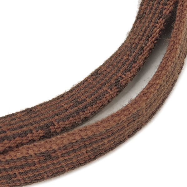 Hermes Tote Bag Herline MM Canvas Brown Silver — view 8