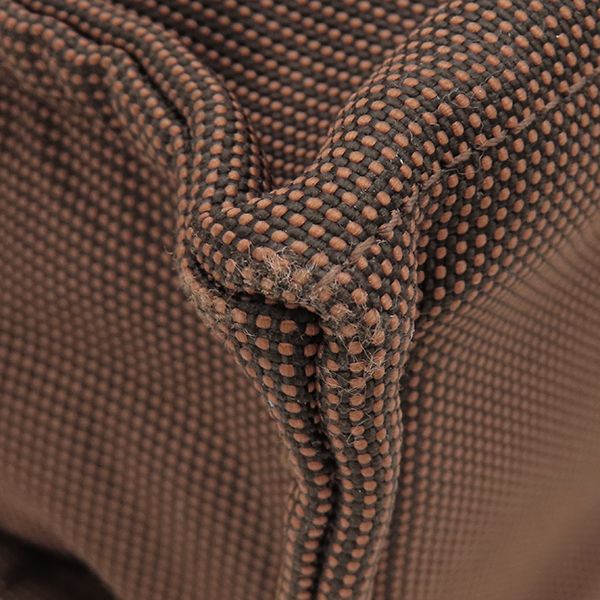 Hermes Tote Bag Herline MM Canvas Brown Silver — view 4