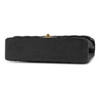 Chanel Shoulder Bag Quilted 25 Double Flap Lambskin Black Gold Chain 29 — view 3