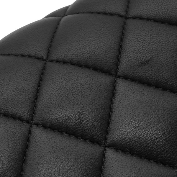 Chanel Shoulder Bag Quilted 25 Double Flap Lambskin Black Gold Chain 29 — view 5