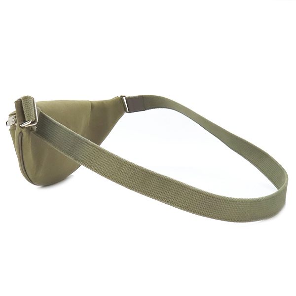 Celine Belt Bag Logo Bag Canvas Khaki Silver — view 2