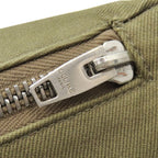 Celine Belt Bag Logo Bag Canvas Khaki Silver — view 5