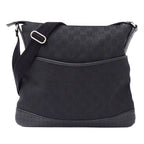 Gucci Shoulder Bag GG Canvas Black