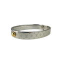 Louis Vuitton Bracelet Cuff Nanogram Silver Gold Metal Bangle