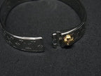 Louis Vuitton Bracelet Cuff Nanogram Silver Gold Metal Bangle — view 3